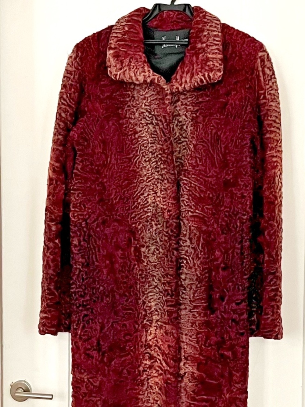 Louis Féraud Vintage Rare Astrakhan Fur, Multi-color